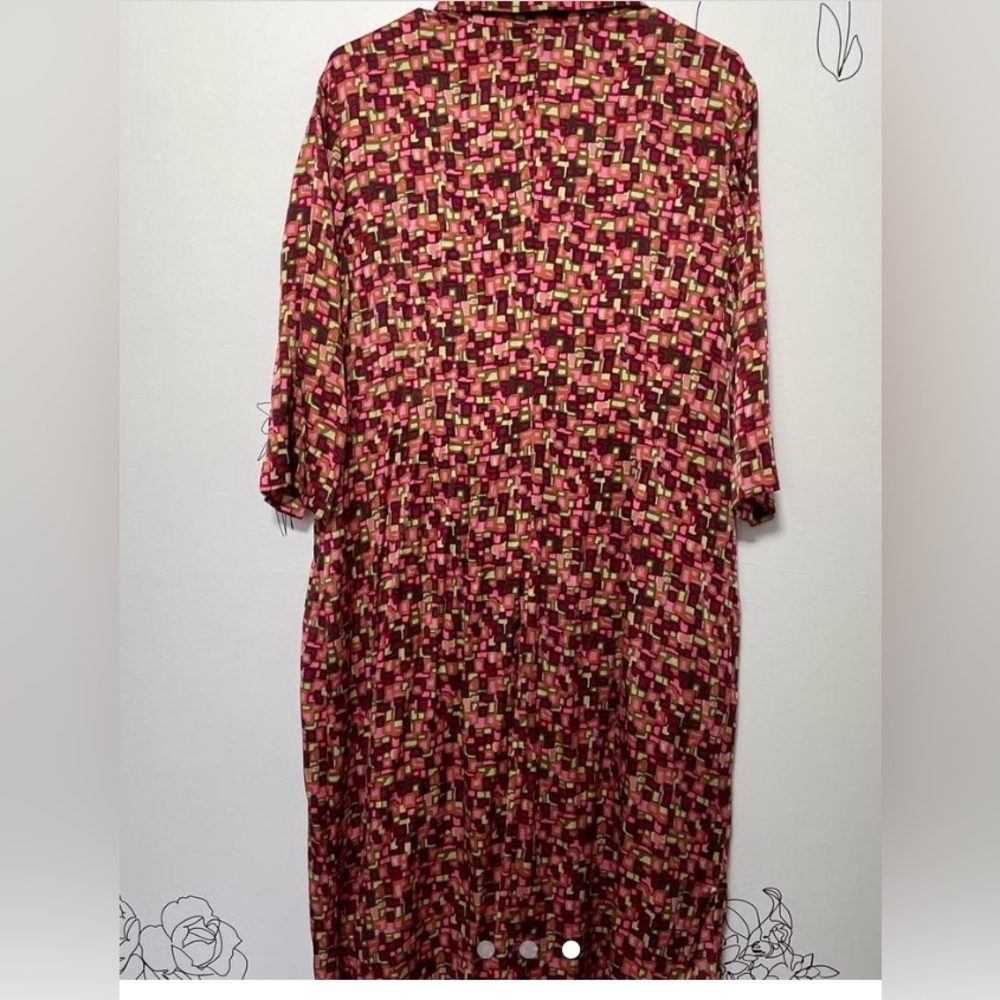 Chic Geometric Pattern Dress - Picture 2 of 4